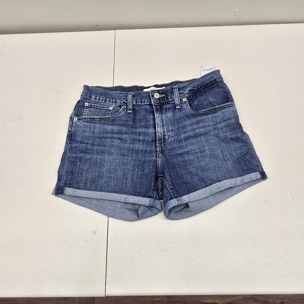 Levi Midlength Cuffed Jeans Shorts - Picture 1 of 5